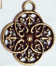 CEL MAI IEFTIN ! MARE REDUCERE !!! Vechi si rar Ornament parohial pectoral, din perioada Barok foto