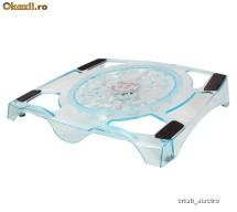 COOLER MASUTA LAPTOP CU UN VENTILATOR DE 16 CM USB ILUMINAT