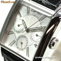 Ceas dama elegant ESPRIT Dynasty ES101002003 NOU CU ETICHETA , curea piele, cutie cadou foto