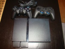 Consola Playstation 2 Slim + 2 x joystick + 2 jocuri foto