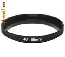 inel adaptor 46 - 58 mm ptr camera video JVC HM-100 foto