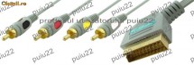 Cablu euroscart, tata-4 x RCA, tata-8027