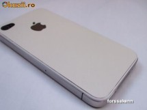 Spate din piele iPhone 4 / 4S piele ecologica Sticker 3M MONTAJ GRATUIT foto