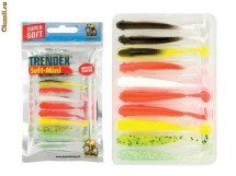 Set 10 bucati mini-shad 5cm Trendex Behr foto