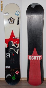 vand placa snowboard: scott (L155) placa este fara legaturi foto