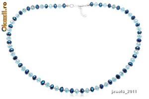 Colier Argint cu Cristale Swarovski (4T092) foto