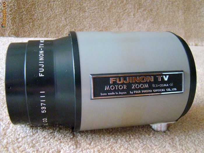 obiectiv FUJINON TV MOTOR ZOOM  ( C5x20MA-3) foto mare