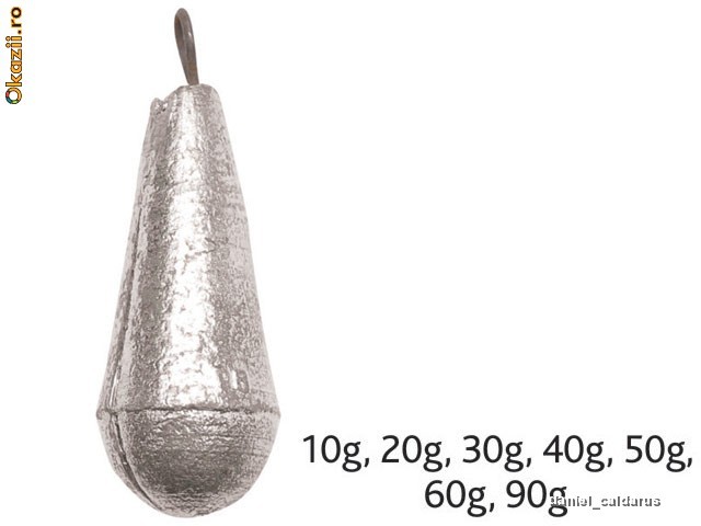 Lacrima fixa pt. pescuit 50g/60g/90g foto mare