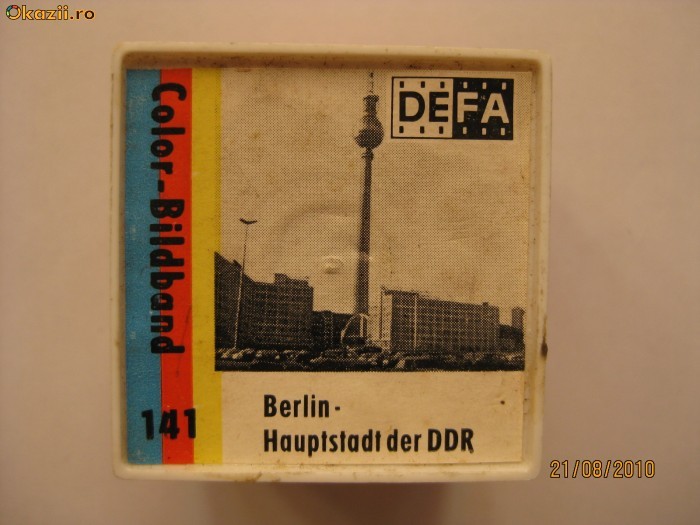 DIAPOZITIV DEFA-FILM(BERLIN-CAPITALA DDR)DIN ANII 70 foto mare