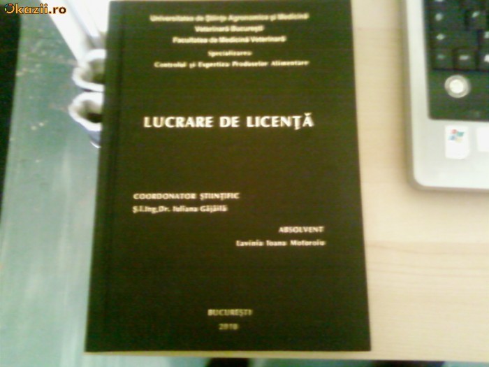 CARTI/LUCRARE DE LICENTA foto mare