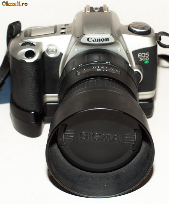 Canon EOS 500N + grip + Sigma 28-70 1:2.8 foto mare