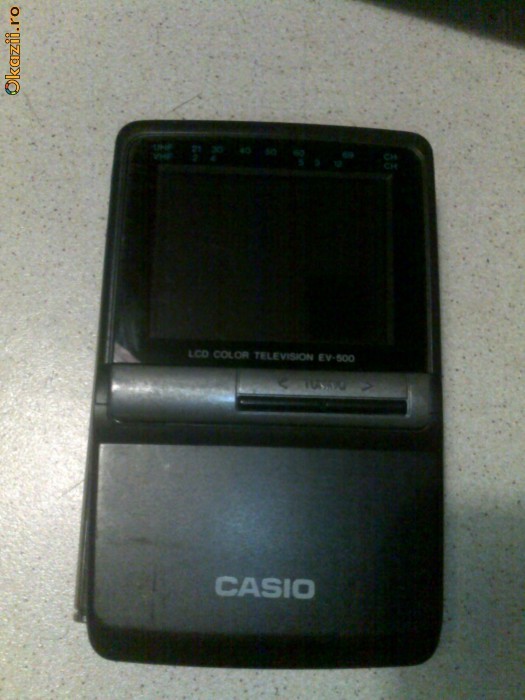 Minitelevizor portabil Casio foto mare