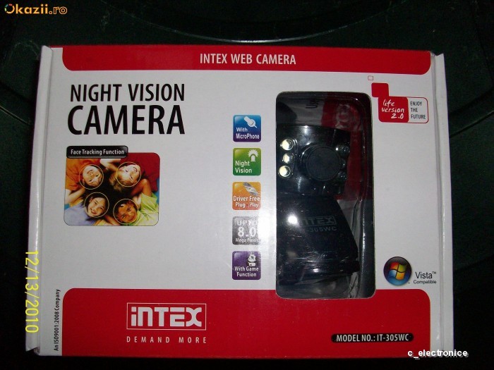 Webcam Intex 8 Megapixel foto mare