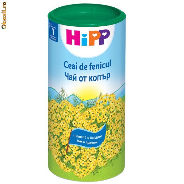 HiPP Ceai de fenicul, instant - 200gr foto mare