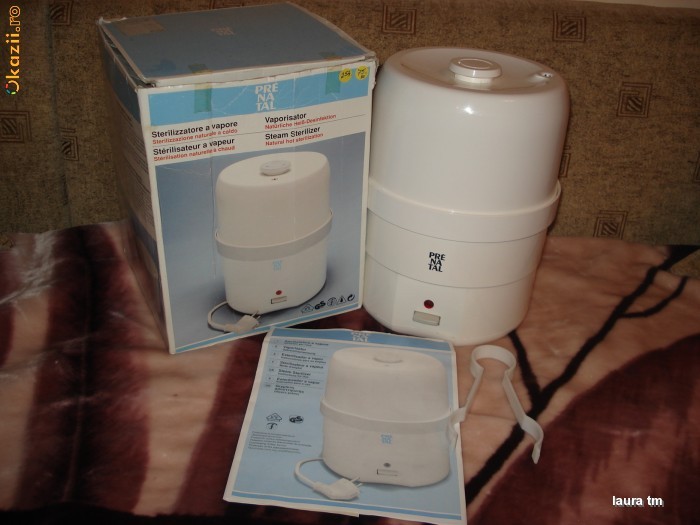 254. STERILIZATOR PRENATAL 6 sticle (cutie) foto mare
