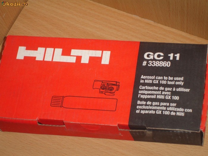 Butelie gaz pentru Hilti GX 100 foto mare