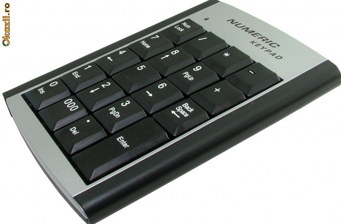 Tastatura numerica, 19 taste, interfata USB-4509 foto mare