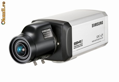 CCTV CAMERA SAMSUNG SDC-425PH FARA LENTILA, ALIMENTARE LA 220V foto mare