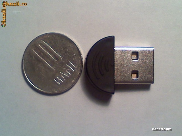 Adaptor USB Bluetooth f.mic- V2.1+EDR - CEL MAI MIC PRET! foto mare