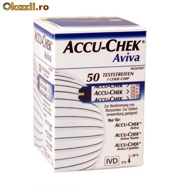 Ace - Rezerve - TESTE glucometru ACCU CHEK AVIVA + NANO val.2012 foto mare