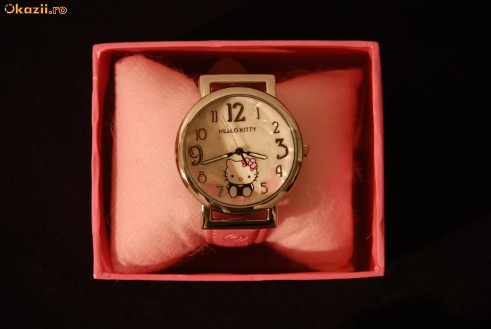 Ceas Hello Kitty Sayeggosy - Clasa 1 ! foto mare