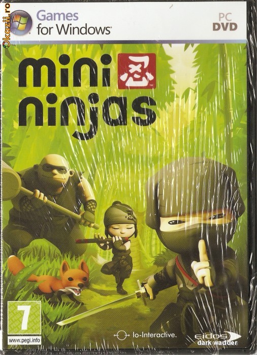 JOC PC MINI NINJAS SIGILAT ORIGINAL PROMOTIE (Transport gratuit la plata in avans) foto mare
