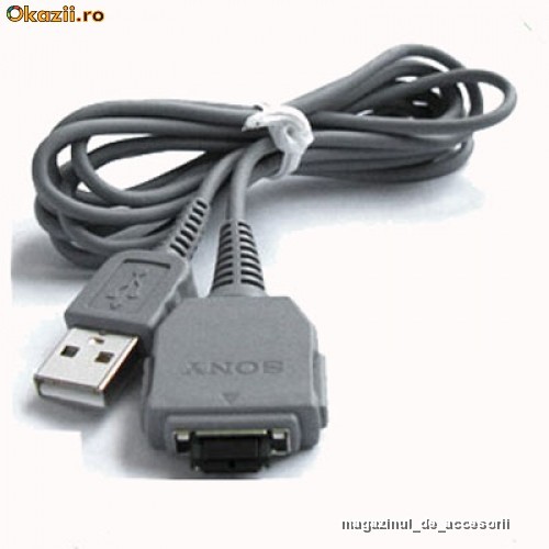Cablu de date USB ORIGINAL Sony Cyber-Shot DSC-W50 W55 W70 W80 W90 DSC-W80 DSC-W90 DSC-W100 N1 DSC-W50 N2 DSC-W70 DSC-P100 DSC-T70 DSC-H7 foto mare