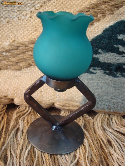 LAMPA DIN FIER FORJAT foto mare