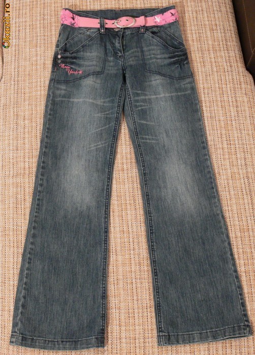 Pantaloni de blugi fete Takko, Noi  170 , SUPER OFERTA !!! foto mare