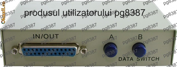 Comutator manual, 2 calculatoare - 1 imprimanta-4800 foto mare