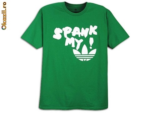 Tricou barbat Adidas Spank My ... - tricou original foto mare