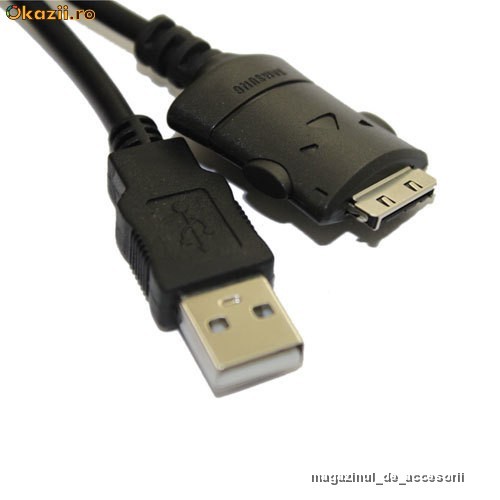 Cablu de date + Incarcator USB Samsung SUC-C2 pt Samsung L70 L73 L74 L80 L83 L730 L830 L83T NV3  NV5 NV7 OPS NV8 NV10 NV11 NV12 NV15 NV18 NV20 foto mare