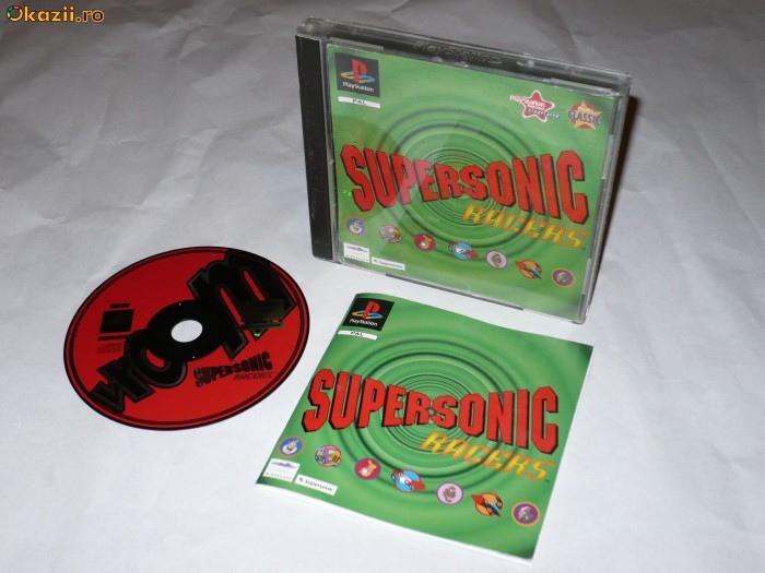Joc Sony Playstation 1 - PS1 - PS ONE - Super Sonic Racers foto mare