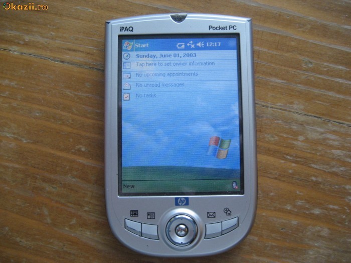 PDA HP IPAQ h1940:windows mobile,touchscreen,procesor 266mhz,64mb ram,bluetooth,slot card foto mare
