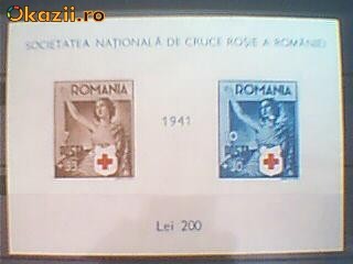 COLITA+SERIE CRUCEA ROSIE-1941 MNH foto mare