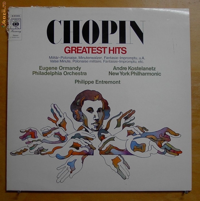 Disc Vinil LP:  Frederic  Chopin - Greatest Hits foto mare