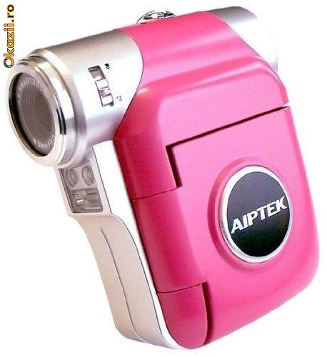 Camera video Aiptek Pocket DV stare perfecta, in cutie! Card 2 GB inclus! foto mare