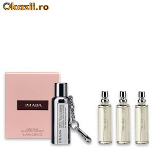 Amber Prada EDP Parfum de buzunar De dame 3x10 ml foto mare
