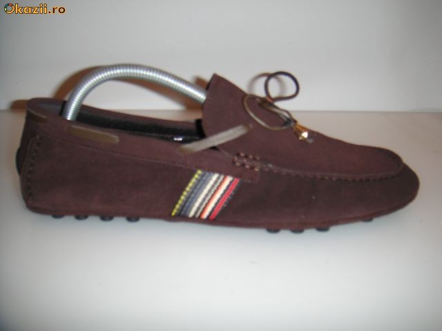 MOCASINI   PAUL  SMITH  BRAWN DIN PIELE CAMOSCIO foto mare