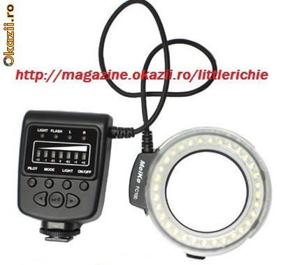 Vand inel lumini led macro pentru Pentax PK k-r kx k-5 k7 645D foto mare