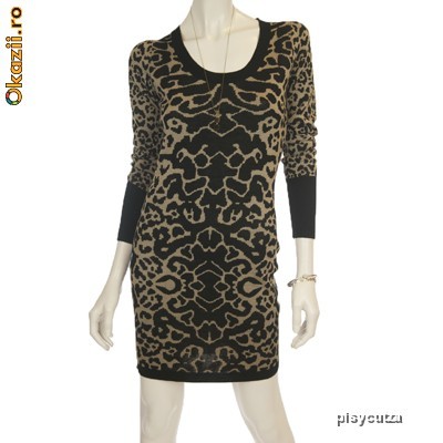 LEOPARD PRINT SWEATER DRESS by ATMOSPHERE foto mare