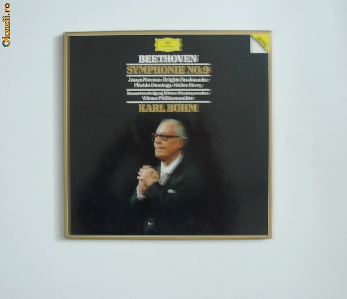 Disc Vinil 2LP: (Mapa Discuri) Beethoven - Symphonie No.9 - Karl Bohm (Digital Recording) foto mare