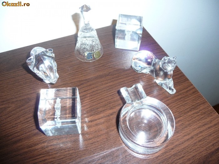 SET MINIATURI CRISTAL BOHEMIA foto mare