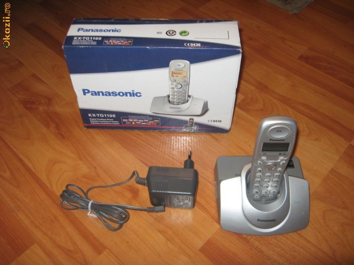 Telefon wireless Panasonic KX-TG1100 foto mare