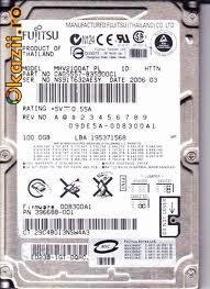 Hard disk HDD laptop Fujitsu 120GB IDE ATA PATA - nou (0 zile functionare) - 200 lei foto mare