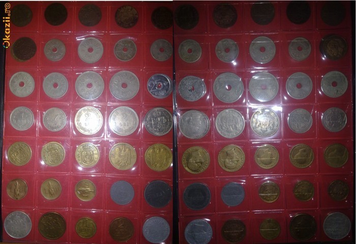 Colectie 200 monede Romania 1867-2009 foto mare