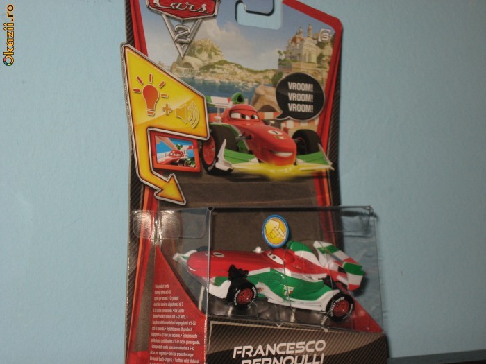 CARS 2   masinute din metal    cu lumini si sunete foto mare