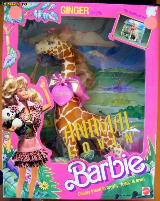 Ginger Giraffe 1988 - animalut de plus super simpatic, raritate de colectie! foto mare