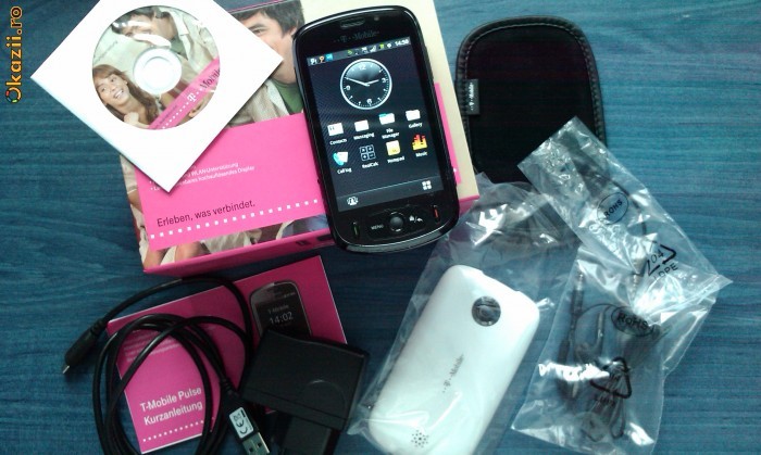 Huawei U8220 - T-mobile pulse ( Android, 3.2 mpix, Li-polymer, Touch Capacitiv, Wi-Fi, GPS, etc..) Atentie la descriere!!! foto mare