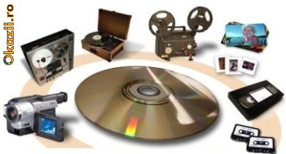 Transfer VHS, VHS-C, 8mm, Hi8, DV, miniDV pe CD / DVD foto mare